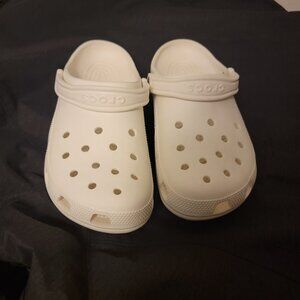 Crocs Classic Clog White Unisex Women's Size 10 Men's Size 8